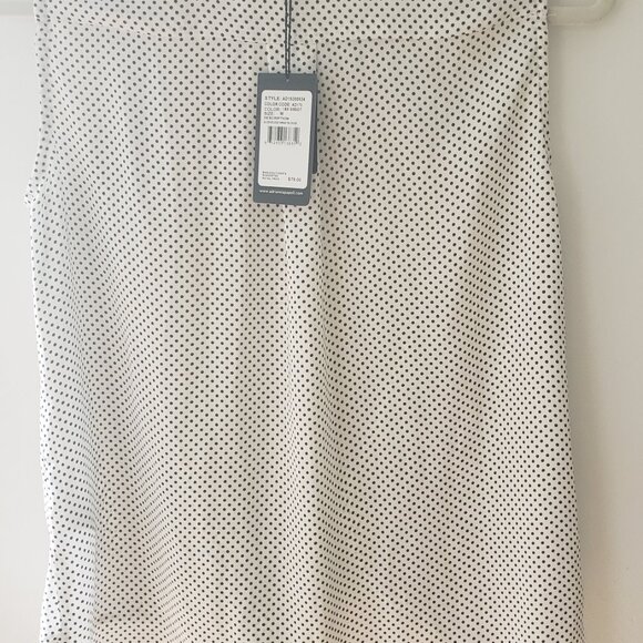 New Adrianna Papell sleeveless wrap blouse medium - Picture 2 of 2